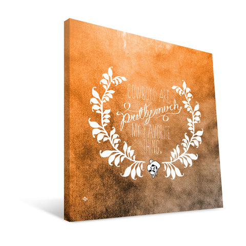 Oklahoma State Cowboys Favorite Thing Canvas Print