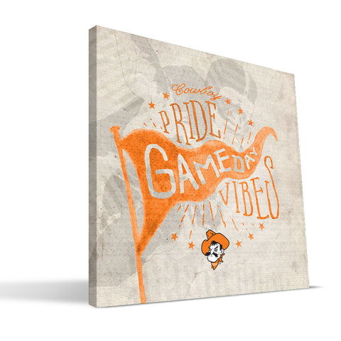 Oklahoma State Cowboys Gameday Vibes Canvas Print