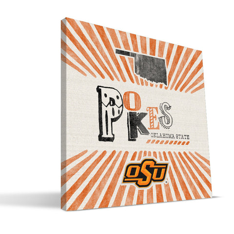 Oklahoma State Cowboys State Canvas Print