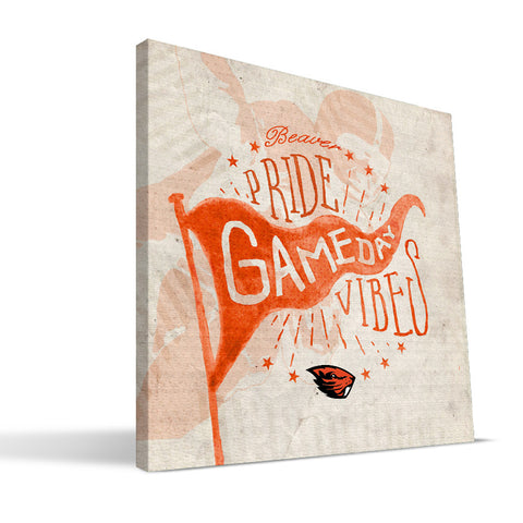 Oregon State Beavers Gameday Vibes Canvas Print