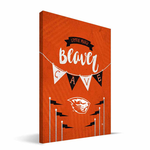 Oregon State Beavers Little Man Canvas Print