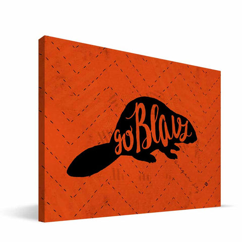 Oregon State Beavers Mascot Canvas Print