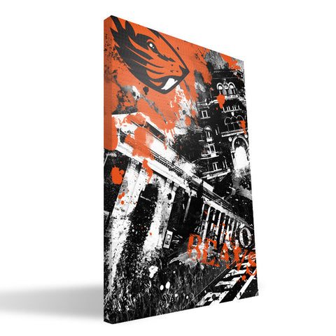 Oregon State Beavers Spirit Canvas Print