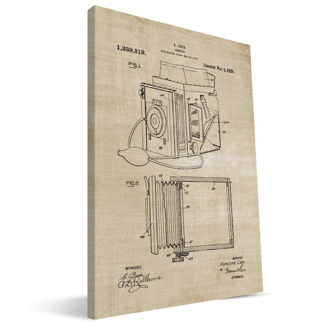 Chen Camera Patent Canvas Print