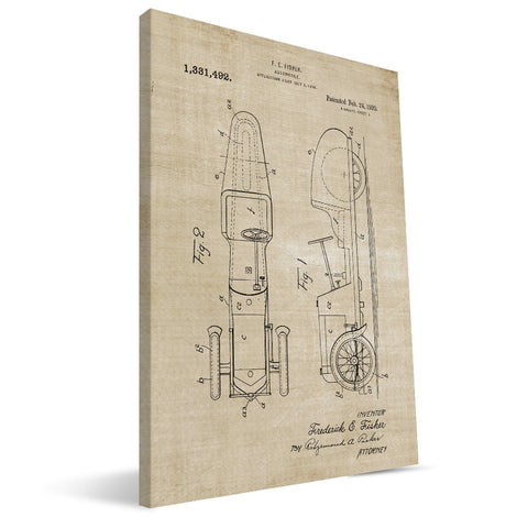 Small Car Patent Canvas Print