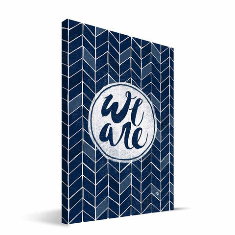 Penn State Nittany Lions Geometric Canvas Print