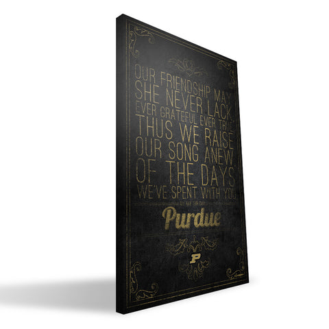 Purdue Boilermakers Song Canvas Print