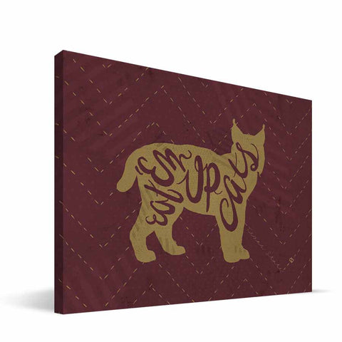 Texas State Bobcats Mascot Canvas Print