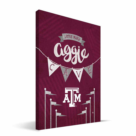 Texas A&M Aggies Little Man Canvas Print