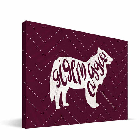 Texas A&M Aggies Mascot Canvas Print