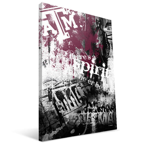 Texas A&M Aggies Spirit Canvas Print