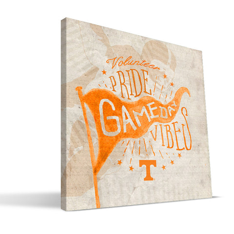 Tennessee Volunteers Gameday Vibes Canvas Print