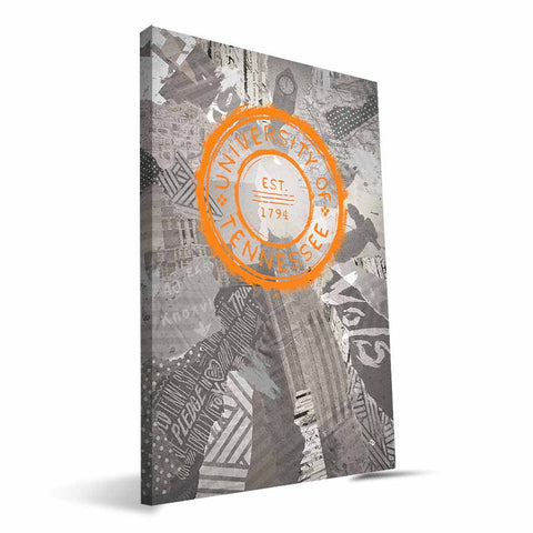 Tennessee Volunteers Scrapbook Canvas Print