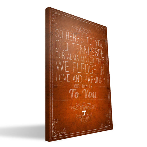 Tennessee Volunteers Song Canvas Print