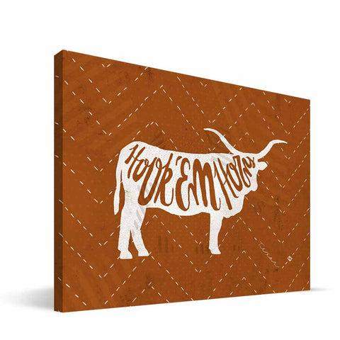 Texas Longhorns Mascot Canvas Print