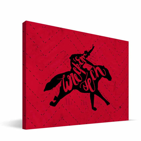 Texas Tech Red Raiders Mascot Canvas Print