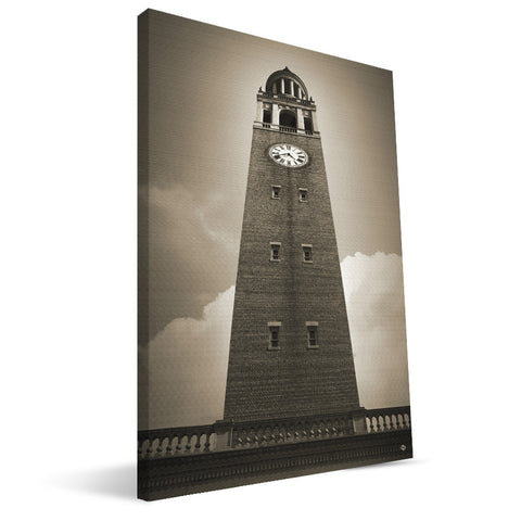 North Carolina Tar Heels Clock Tower Canvas Print