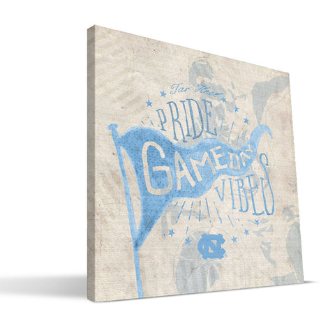 North Carolina Tar Heels Gameday Vibes Canvas Print