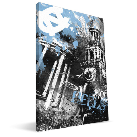 North Carolina Tar Heels Spirit Canvas Print