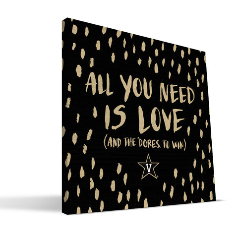 Vanderbilt Commodores All You Need Canvas Print