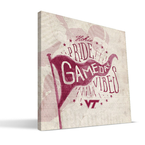 Virginia Tech Hokies Gameday Vibes Canvas Print