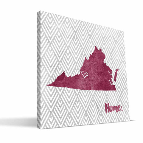 Virginia Tech Hokies Home Canvas Print