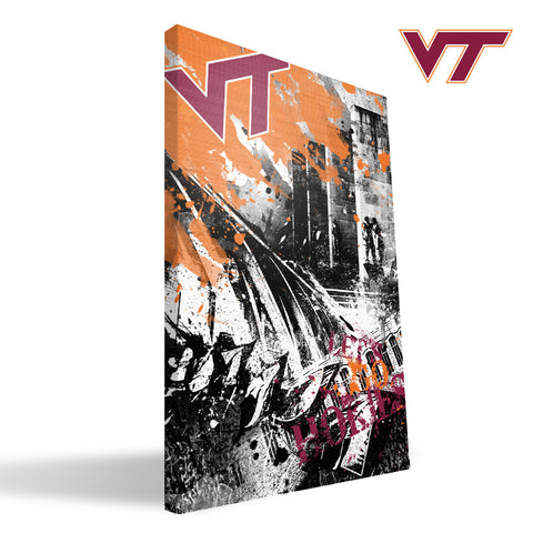 Virginia Tech Hokies Spirit Canvas Print