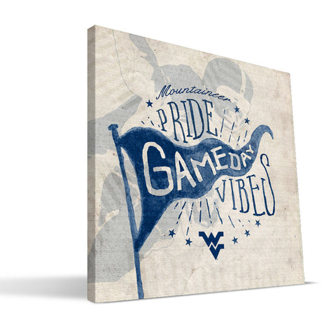 West Virginia Mountaineers Gameday Vibes Canvas Print