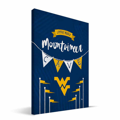 West Virginia Mountaineers Little Man Canvas Print