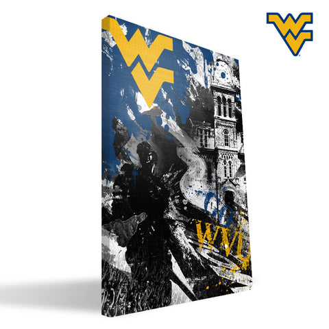 West Virginia Mountaineers Spirit Canvas Print