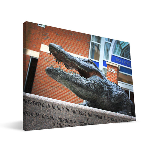 Florida Gators Gators Statue Canvas Print