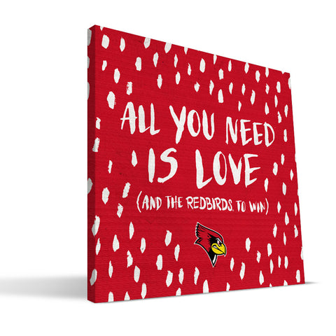 Illinois State Redbirds All You Need Canvas Print