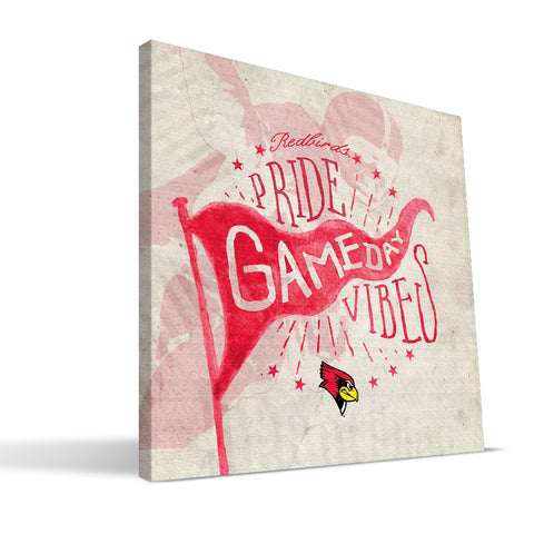 Illinois State Redbirds Gameday Vibes Canvas Print