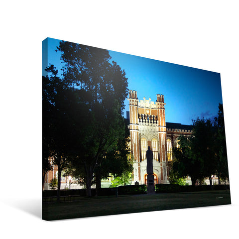 Oklahoma Sooners Bizzell Memorial Library Canvas Print