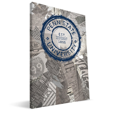 Penn State Nittany Lions Scrapbook Canvas Print