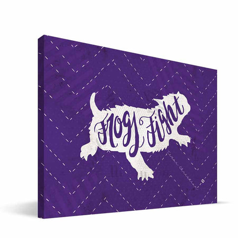 TCU Horned Frogs Mascot Canvas Print