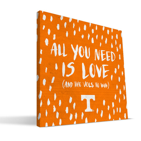 Tennessee Volunteers All You Need Canvas Print