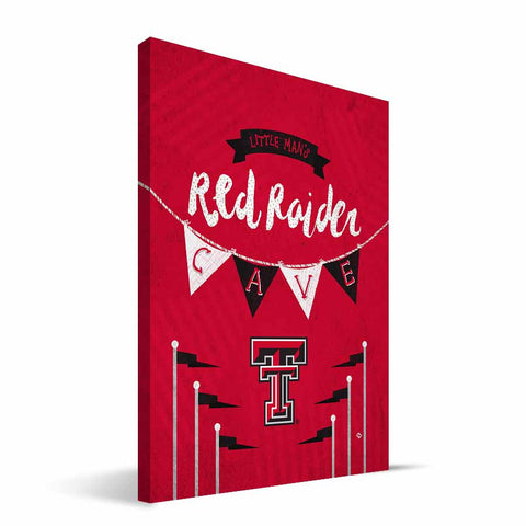 Texas Tech Red Raiders Little Man Canvas Print